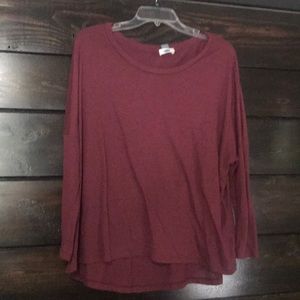 Long sleeve flowy top